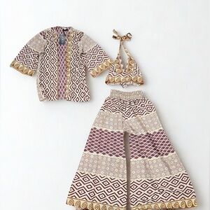 Nazila Couture Silk Blend 3-Piece-Set NWT